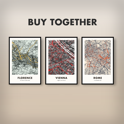 Vienna City Map - Printed