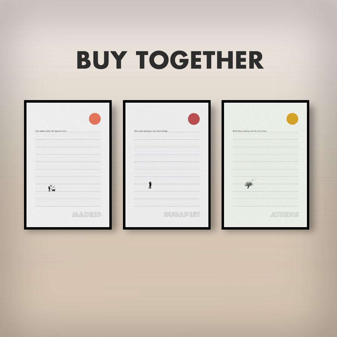 Budapest Bridge Poster - Printed