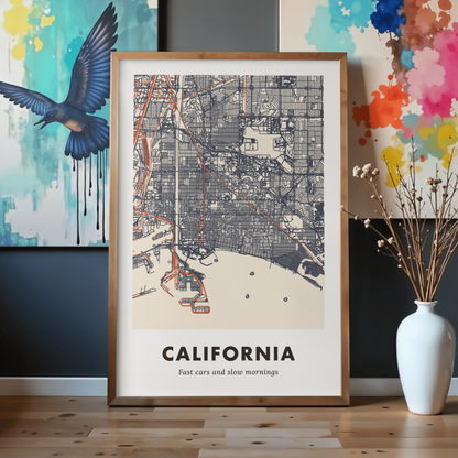 California Poster - Printed