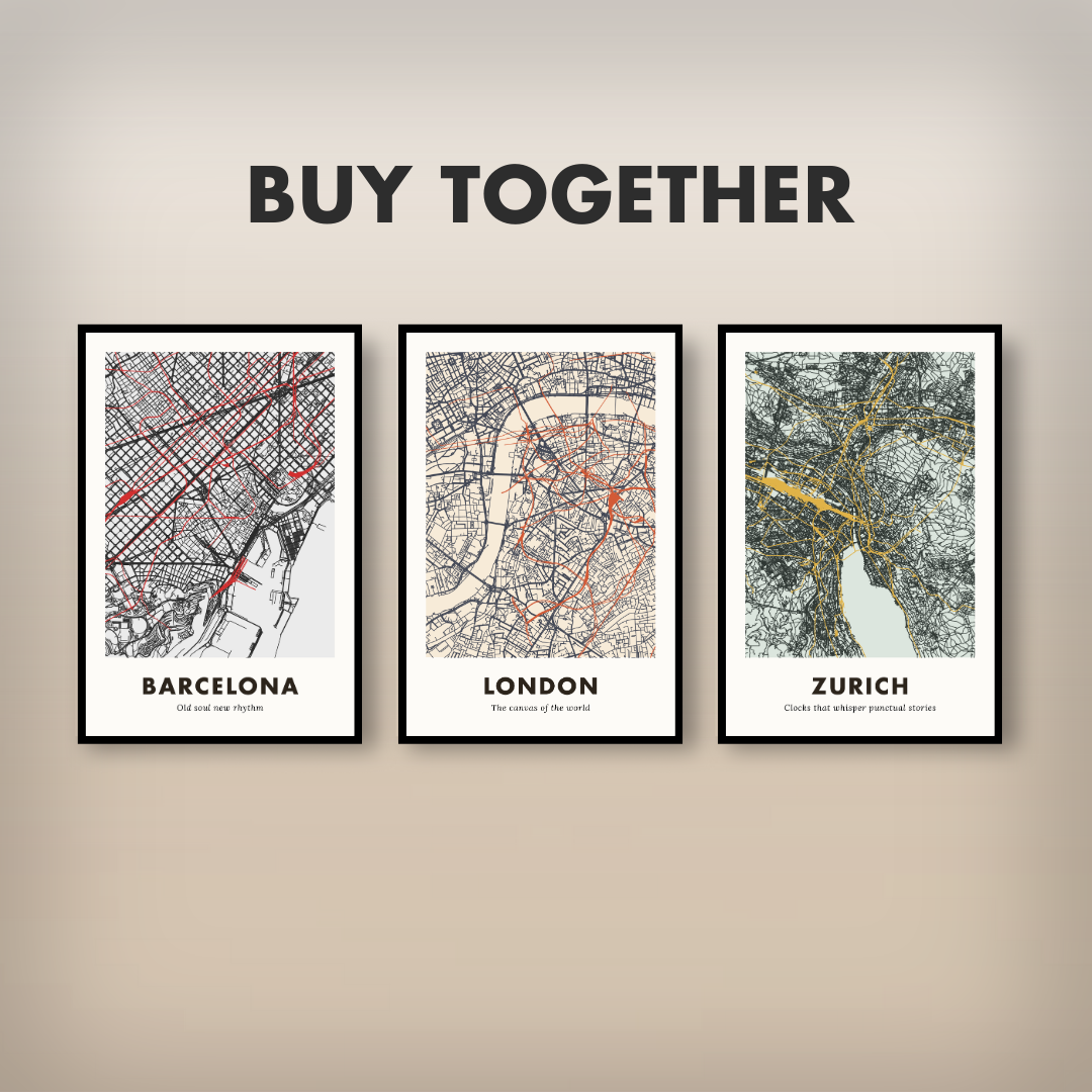 London City Map - Printed