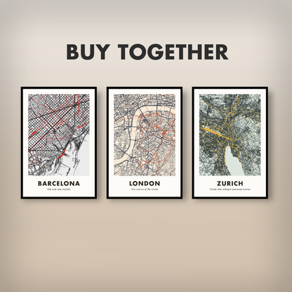 London City Map - Printed