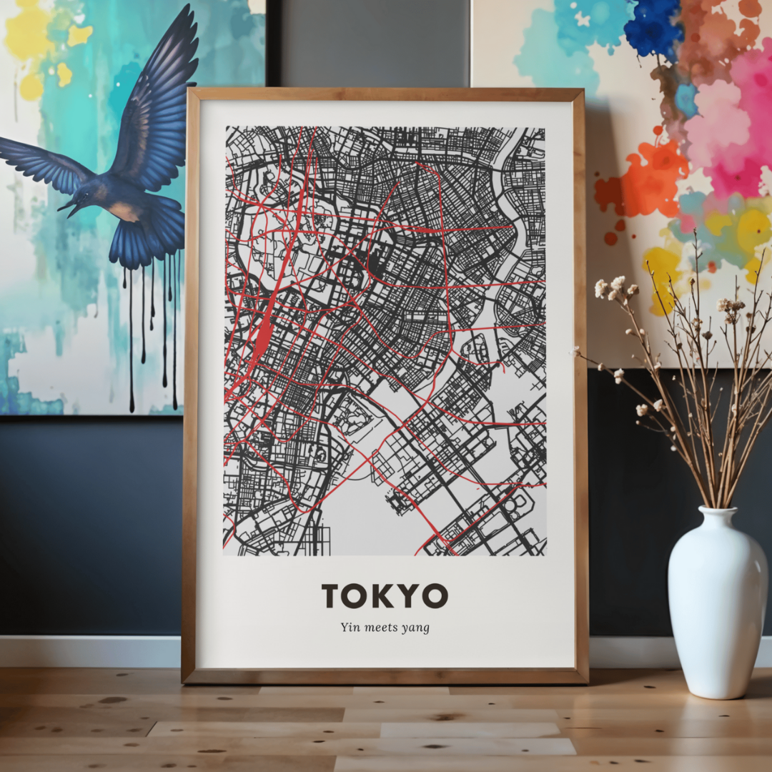 Tokyo City Map - Printed