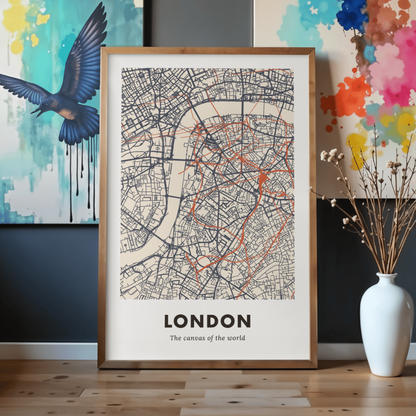 London City Map - Printed