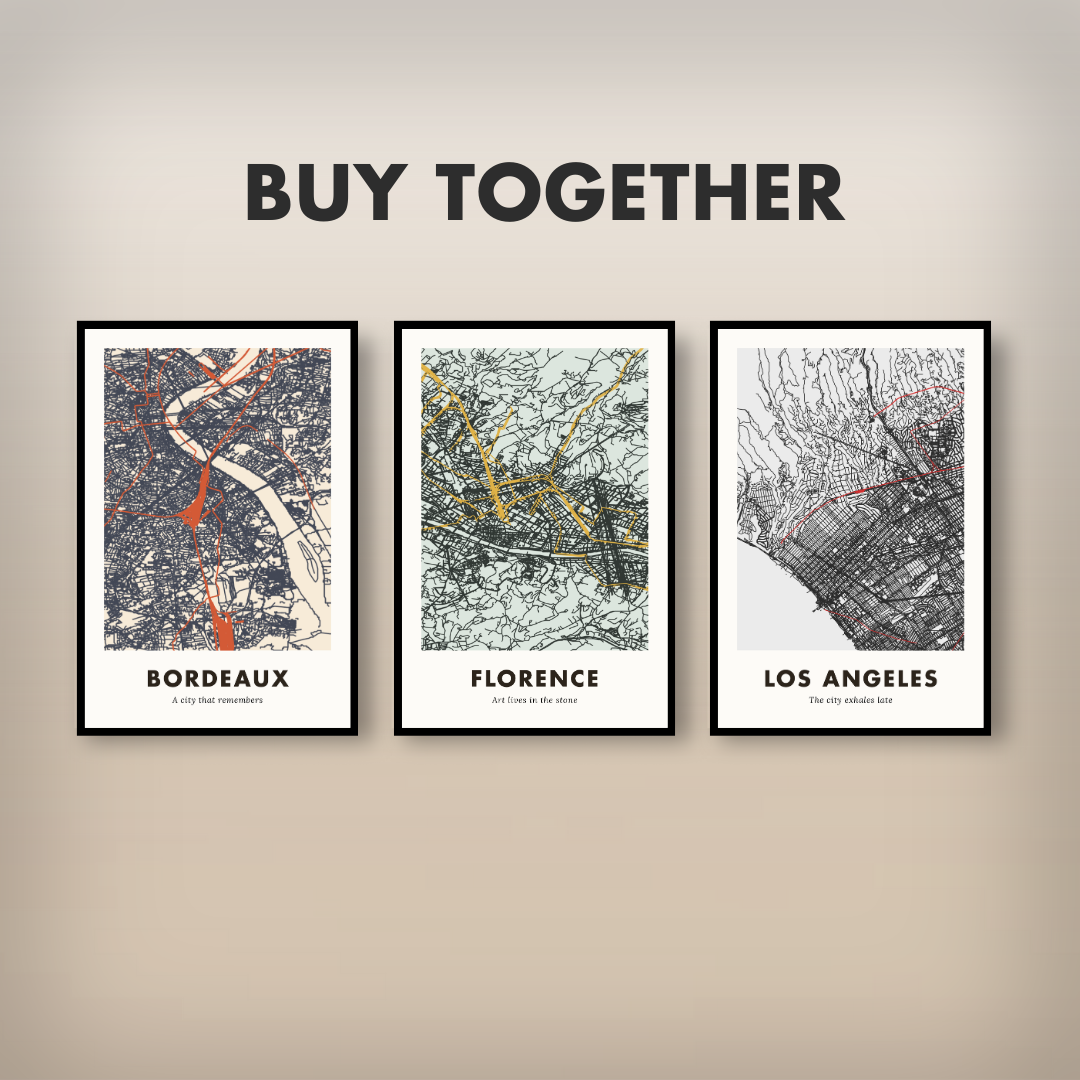 Florence City Map - Printed