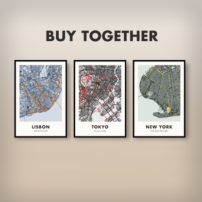 Tokyo City Map - Printed