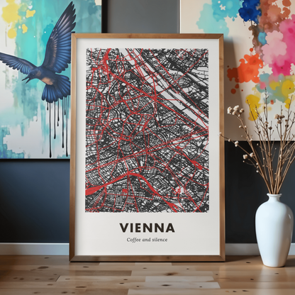 Vienna City Map - Printed