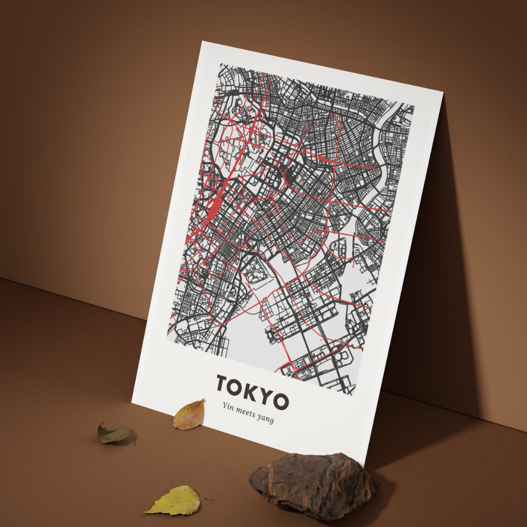 Tokyo City Map - Printed