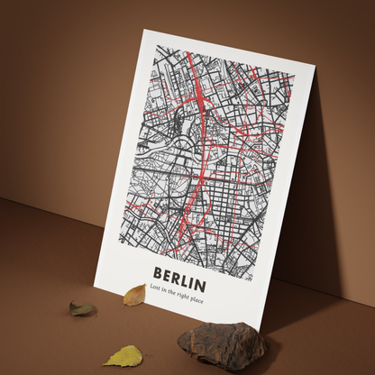 Berlin City Map - Digital