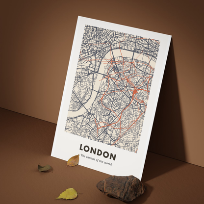 London City Map - Printed