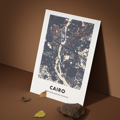 Cairo City Map - Printed