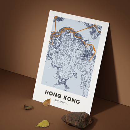 Hong Kong City Map - Digital