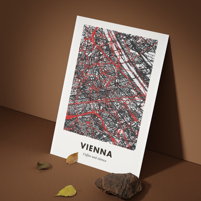 Vienna City Map - Printed