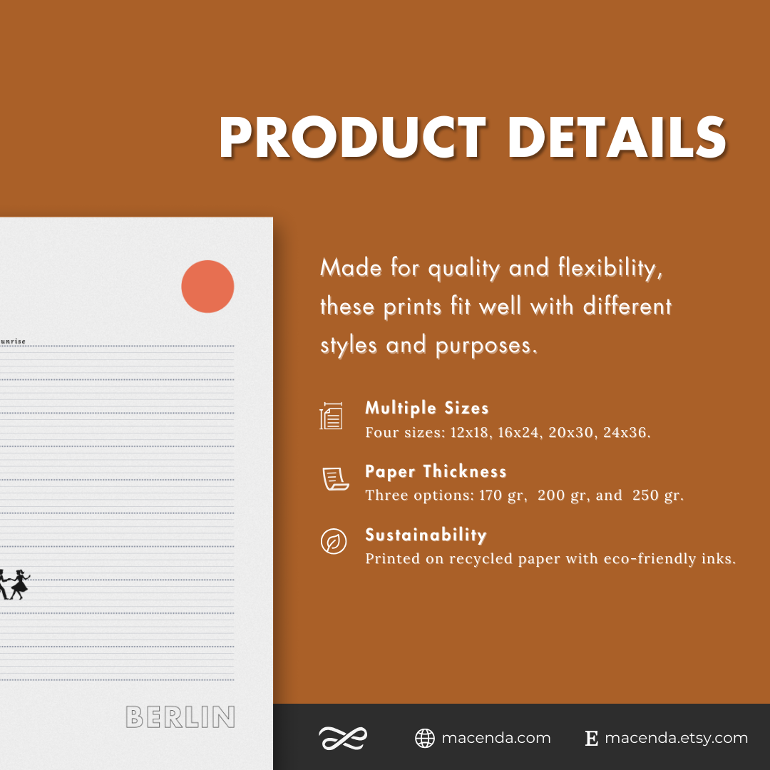 Berlin Dance Poster - Printed